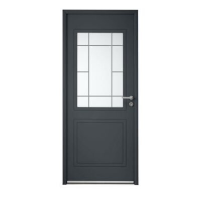 Porte d'entrée H215 x L190 cm Aluminium poignée GU - Prix pas cher