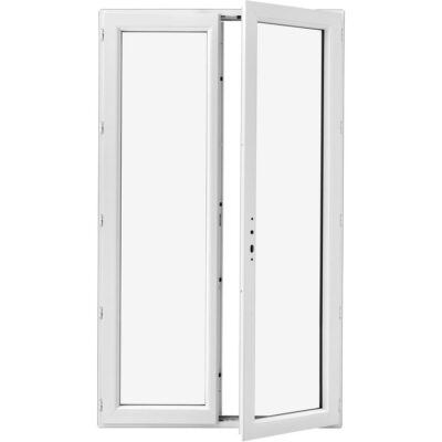 Porte-fenêtre PVC 2 vantaux sans soubassement - Prix pas cher