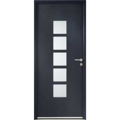 Porte d'entrée Aluminium H215 x L190 cm poignée GU - Prix pas cher