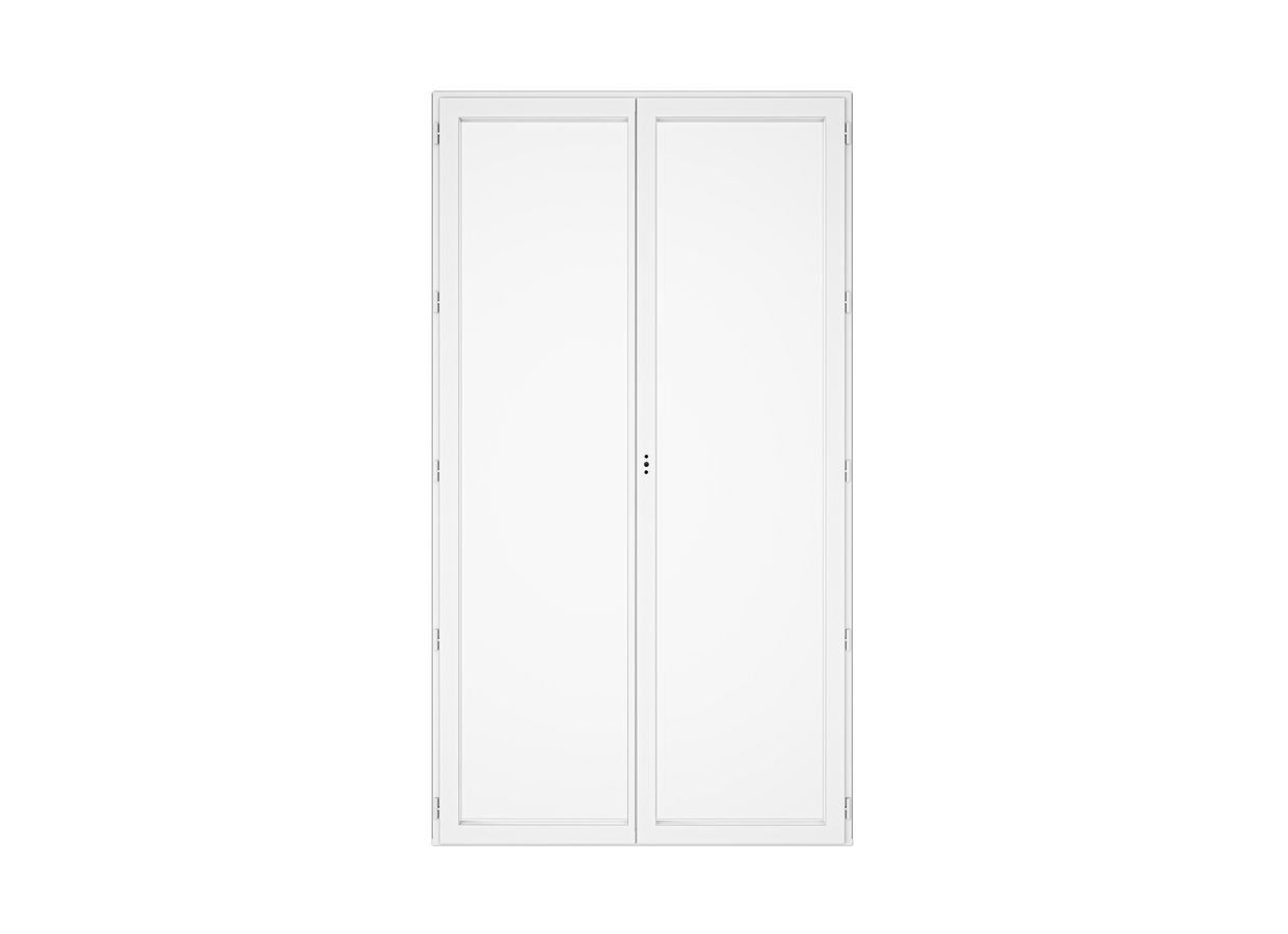 Porte-fenêtre PVC blanc sur mesure - Prix pas cher