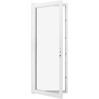 Porte-fenêtre PVC 1 vantail à clé sans soubassement - Prix pas cher