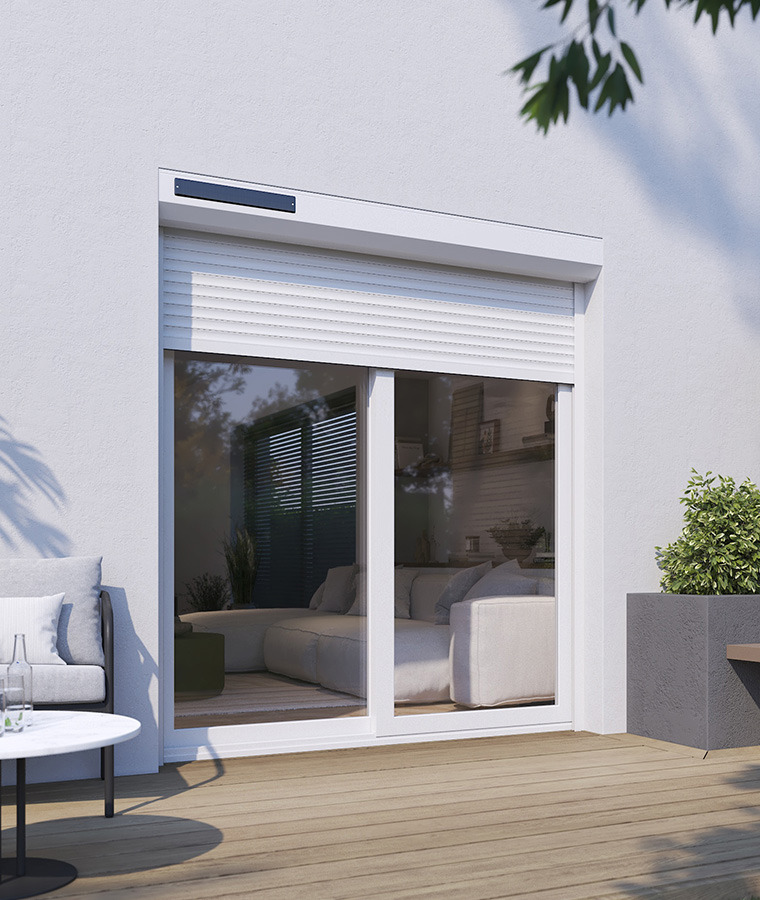 Volet roulant rnovation sur mesure - Motoris solaire (4.4 /5) - Prix pas cher