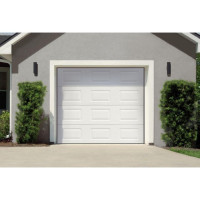 PORTE DE GARAGE BLANC LIVREE EN KIT 200x240 - Prix pas cher